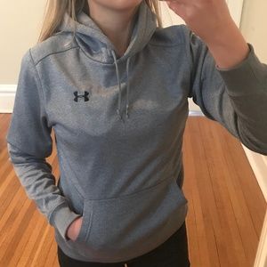 Grey Under Armour Sweatshirt Hoodie